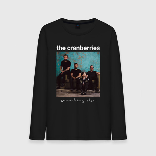 Мужской лонгслив хлопок The Cranberries rock, цвет черный