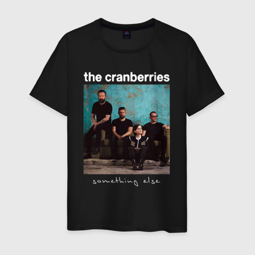 Мужская футболка хлопок The Cranberries rock, цвет черный