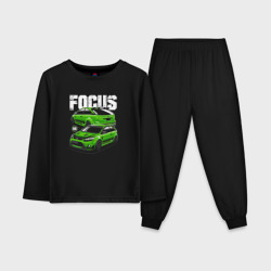 Детская пижама с лонгсливом хлопок Ford Focus art