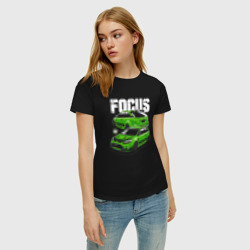 Женская футболка хлопок Ford Focus art - фото 2