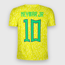 Мужская футболка 3D Slim Неймар ЧМ 2022 сборная Бразилии
