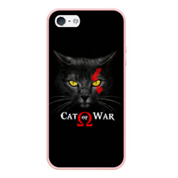 Чехол для iPhone 5/5S матовый Cat of war collab