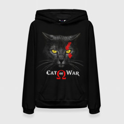 Женская толстовка 3D Cat of war collab