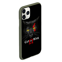 Чехол для iPhone 11 Pro матовый Cat of war collab - фото 2