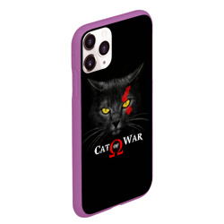 Чехол для iPhone 11 Pro Max матовый Cat of war collab - фото 2