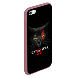 Чехол для iPhone 6/6S матовый Cat of war collab - фото 2