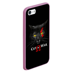 Чехол для iPhone 5/5S матовый Cat of war collab - фото 2