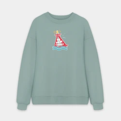 Мужской свитшот oversize без начеса хлопок Бережкарики