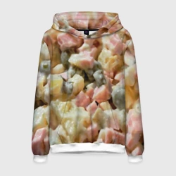 Мужская толстовка 3D Салат оливье