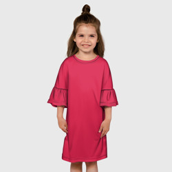 Детское платье 3D Viva magenta pantone textile cotton - фото 2