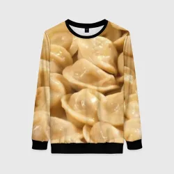 Женский свитшот 3D Пельмени