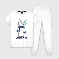 Женская пижама хлопок Gym bunny