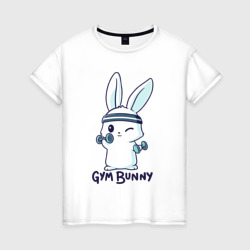 Gym bunny – Футболка из хлопка с принтом купить со скидкой в -20%