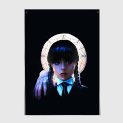 Постер Уэнсдэй с рукой во мраке - Семейка Аддамс
