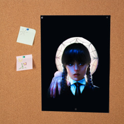 Постер Уэнсдэй  с рукой во мраке - Семейка Аддамс - фото 2