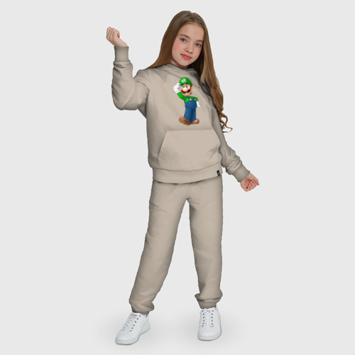 Детский костюм с толстовкой хлопок с принтом Луиджи, фото #4