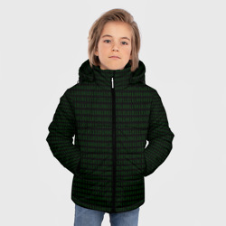 Зимняя куртка для мальчиков 3D Однотонный двоичный код - фото 2
