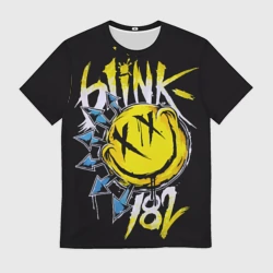 Мужская футболка 3D Блинк смайл