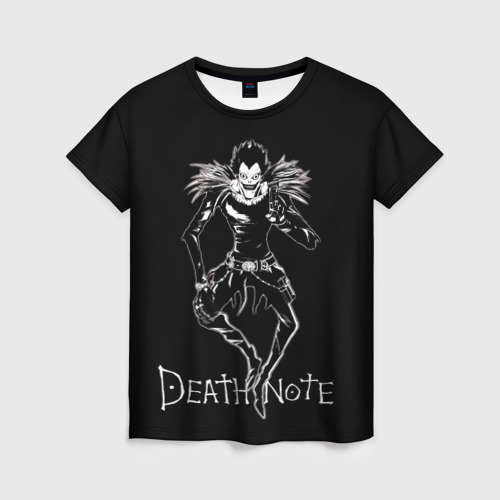 Женская футболка 3D с принтом Рюк Тетрадь смерти, вид спереди #2