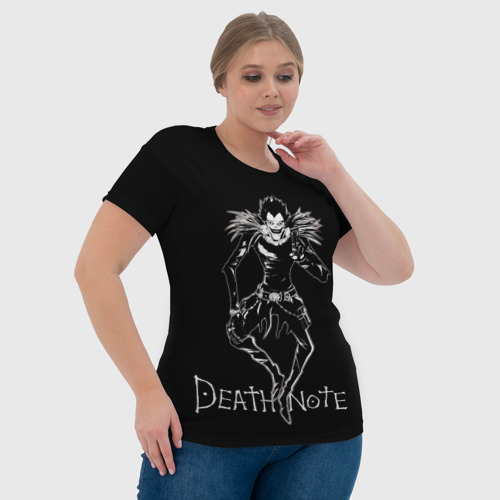 Женская футболка 3D с принтом Рюк Тетрадь смерти, фото #4