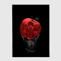 Постер Рюк и красное яблоко