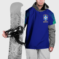 Накидка на куртку 3D Форма сборной Бразилии ЧМ 2022 гостевая
