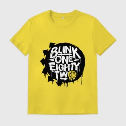 Мужская футболка хлопок Blink one eighty two