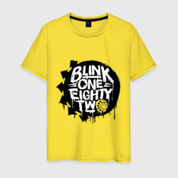 Blink one eighty two – Мужская футболка хлопок с принтом купить со скидкой в -20%