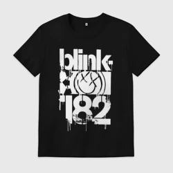 Мужская футболка хлопок Stencil white logo