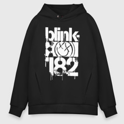 Мужское худи Oversize хлопок Stencil white logo