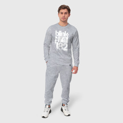 Мужской костюм хлопок Stencil white logo - фото 2