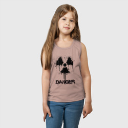 Детская майка хлопок Danger radiation symbol - фото 2