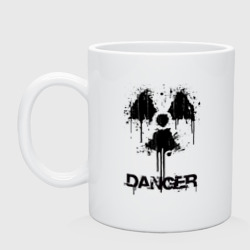 Кружка керамическая Danger radiation symbol