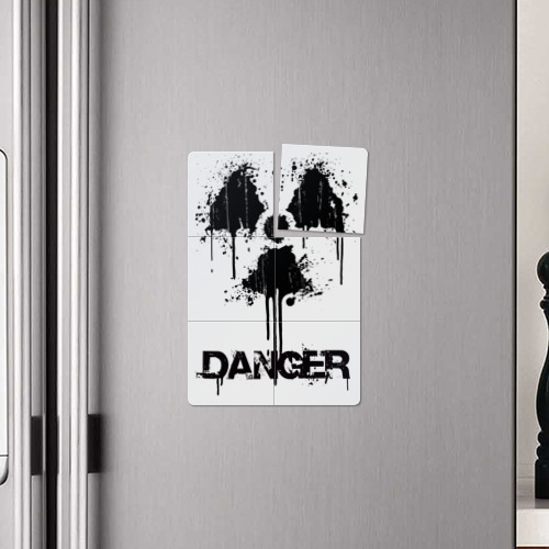 Магнитный плакат 2Х3 Danger radiation symbol - фото 4