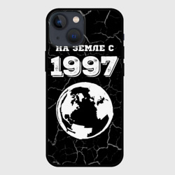 Чехол для iPhone 13 mini На Земле с 1997: краска на темном