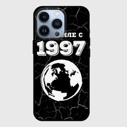 Чехол для iPhone 13 Pro На Земле с 1997: краска на темном