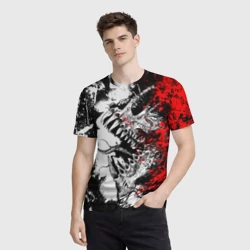 Мужская футболка 3D Демон внутри меня - фото 2