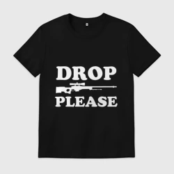 Мужская футболка хлопок Drop AWP Please