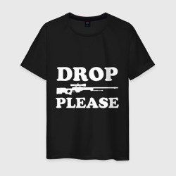 Мужская футболка хлопок Drop AWP Please