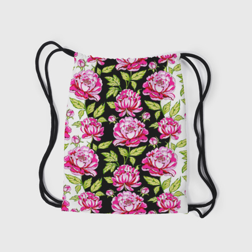 Рюкзак-мешок 3D Ирина в цветах - фото 7