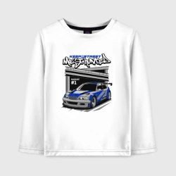 Детский лонгслив хлопок BMW M3 GTR - NFS Most Wanted