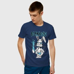 Мужская футболка хлопок Blink 182 bunny nurse - фото 2