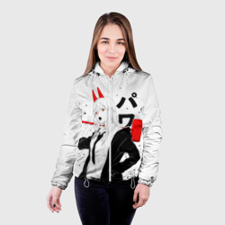 Женская куртка 3D Пауэр на белом фоне - фото 2