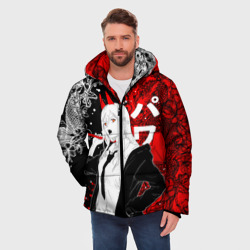Мужская зимняя куртка 3D Пауэр и драконы - фото 2