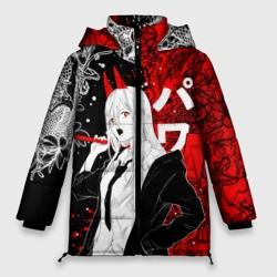 Женская зимняя куртка Oversize Пауэр и драконы