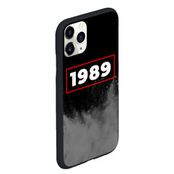 Чехол для iPhone 11 Pro Max матовый 1989 - в красной рамке на темном - фото 2