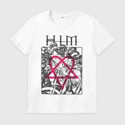 Мужская футболка хлопок HIM Uneasy Listening Vol. 1