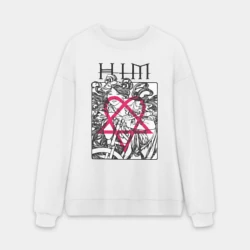 Мужской свитшот oversize без начеса хлопок HIM Uneasy Listening Vol. 1