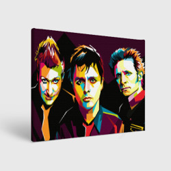 Холст прямоугольный Green day portrait