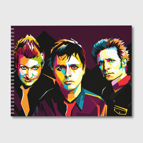 Альбом для рисования Green day portrait